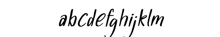 Fladive Italic Font LOWERCASE