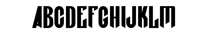 FlahzRegular Font UPPERCASE