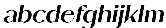 Flambe Bold Italic Font LOWERCASE