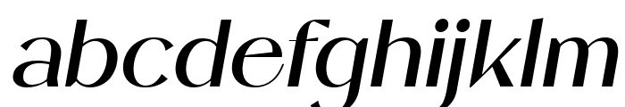 Flambe Medium Italic Font LOWERCASE