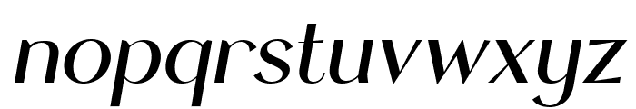 Flambe Medium Italic Font LOWERCASE