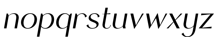 Flambe Regular Italic Font LOWERCASE