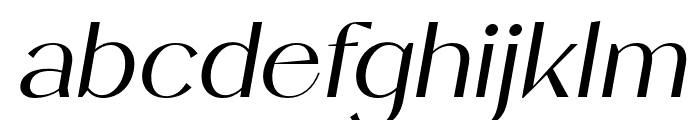 Flambe-RegularItalic Font LOWERCASE