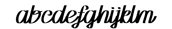 Flamboyan lettering Font LOWERCASE