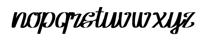 Flamboyan lettering Font LOWERCASE