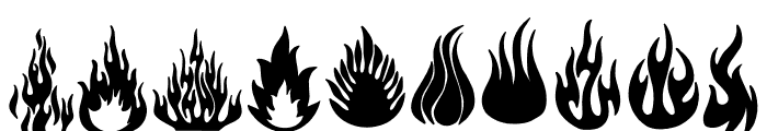 Flame Font OTHER CHARS