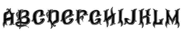 FlameRiderAll Font UPPERCASE