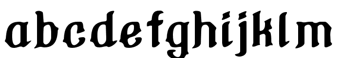 FlameRiderSmooth Font LOWERCASE