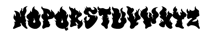 Flamezinna Font UPPERCASE