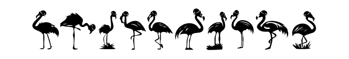 Flamingo Christmas Font OTHER CHARS