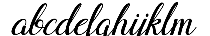 Flamingo-OT-Script Font LOWERCASE