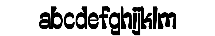 Flanken Regular Font LOWERCASE