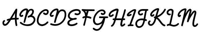 Flanky-Regular Font UPPERCASE