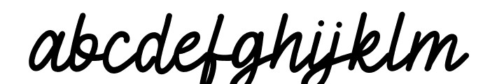 Flanky-Regular Font LOWERCASE