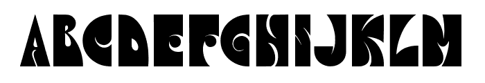 Flanoe Font UPPERCASE