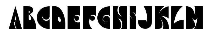 FlanoeRegular Font UPPERCASE