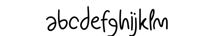 Flapsticle Font LOWERCASE