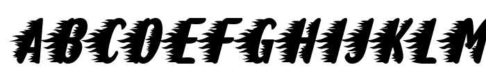Flashe Italic Font UPPERCASE