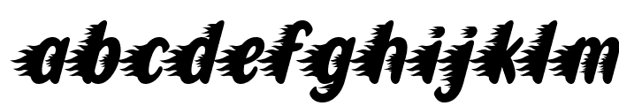 Flashe Italic Font LOWERCASE