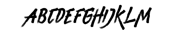 Flastattack Rhymes Font LOWERCASE