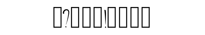Flat Regular Font OTHER CHARS