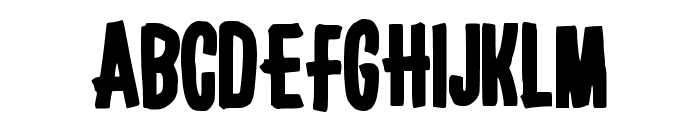 Flatbrush Regular Font UPPERCASE