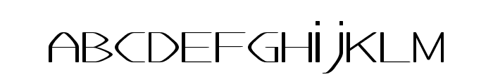 Flatened Regular Font LOWERCASE