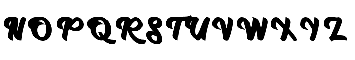 Flatland Font UPPERCASE