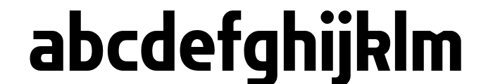 Flatory Sans ExtraBold SemiCondensed Font LOWERCASE