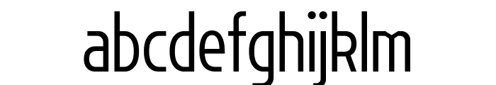 Flatory Sans Light Condensed Font LOWERCASE