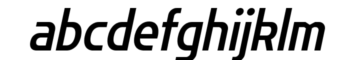 Flatory Sans SemiBold SemiCondensed Italic Font LOWERCASE