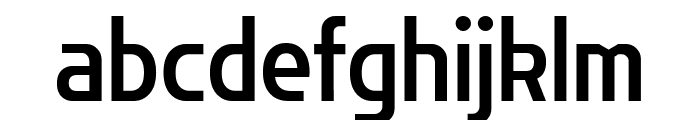 Flatory Sans SemiBold SemiCondensed Font LOWERCASE