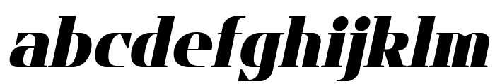 Flatory Serif Black Italic Font LOWERCASE