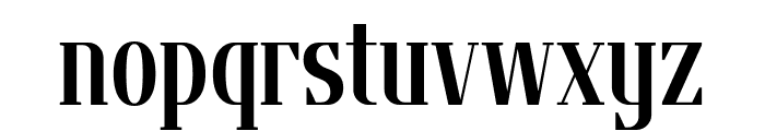 Flatory Serif Bold Condensed Font LOWERCASE