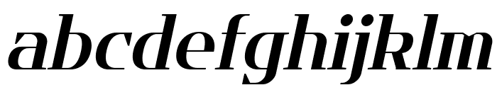 Flatory Serif Bold Italic Font LOWERCASE