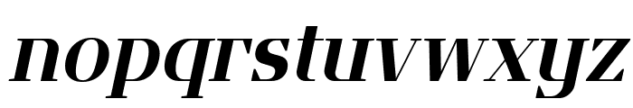 Flatory Serif Bold Italic Font LOWERCASE
