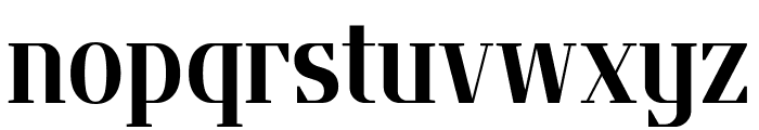 Flatory Serif Bold SemiCondensed Font LOWERCASE