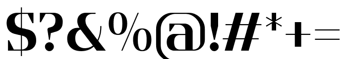 Flatory Serif Bold Font OTHER CHARS