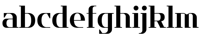 Flatory Serif Bold Font LOWERCASE
