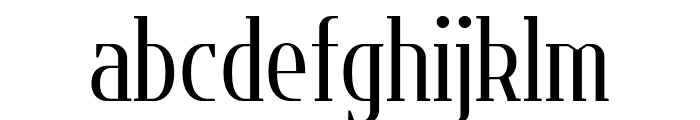 Flatory Serif Condensed Font LOWERCASE