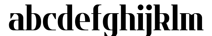 Flatory Serif ExtraBold SemiCondensed Font LOWERCASE