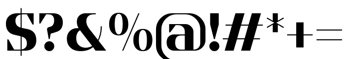 Flatory Serif ExtraBold Font OTHER CHARS