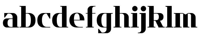 Flatory Serif ExtraBold Font LOWERCASE
