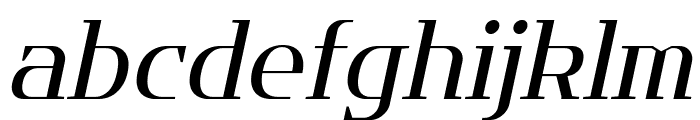 Flatory Serif Italic Font LOWERCASE