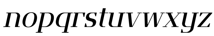 Flatory Serif Italic Font LOWERCASE