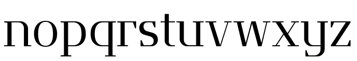 Flatory Serif Light Font LOWERCASE