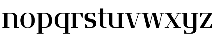 Flatory Serif Medium Font LOWERCASE