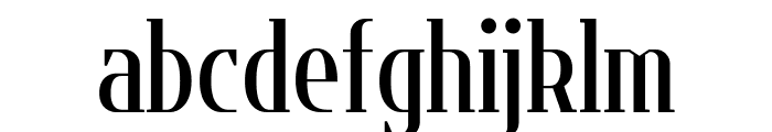 Flatory Serif SemiBold Condensed Font LOWERCASE