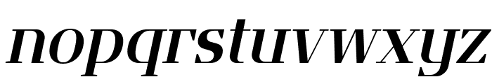 Flatory Serif SemiBold Italic Font LOWERCASE
