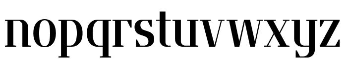 Flatory Serif SemiBold SemiCondensed Font LOWERCASE